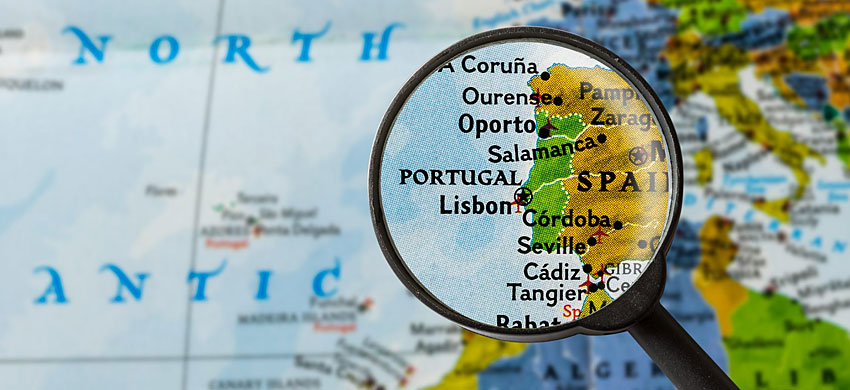 Mappa Portogallo 